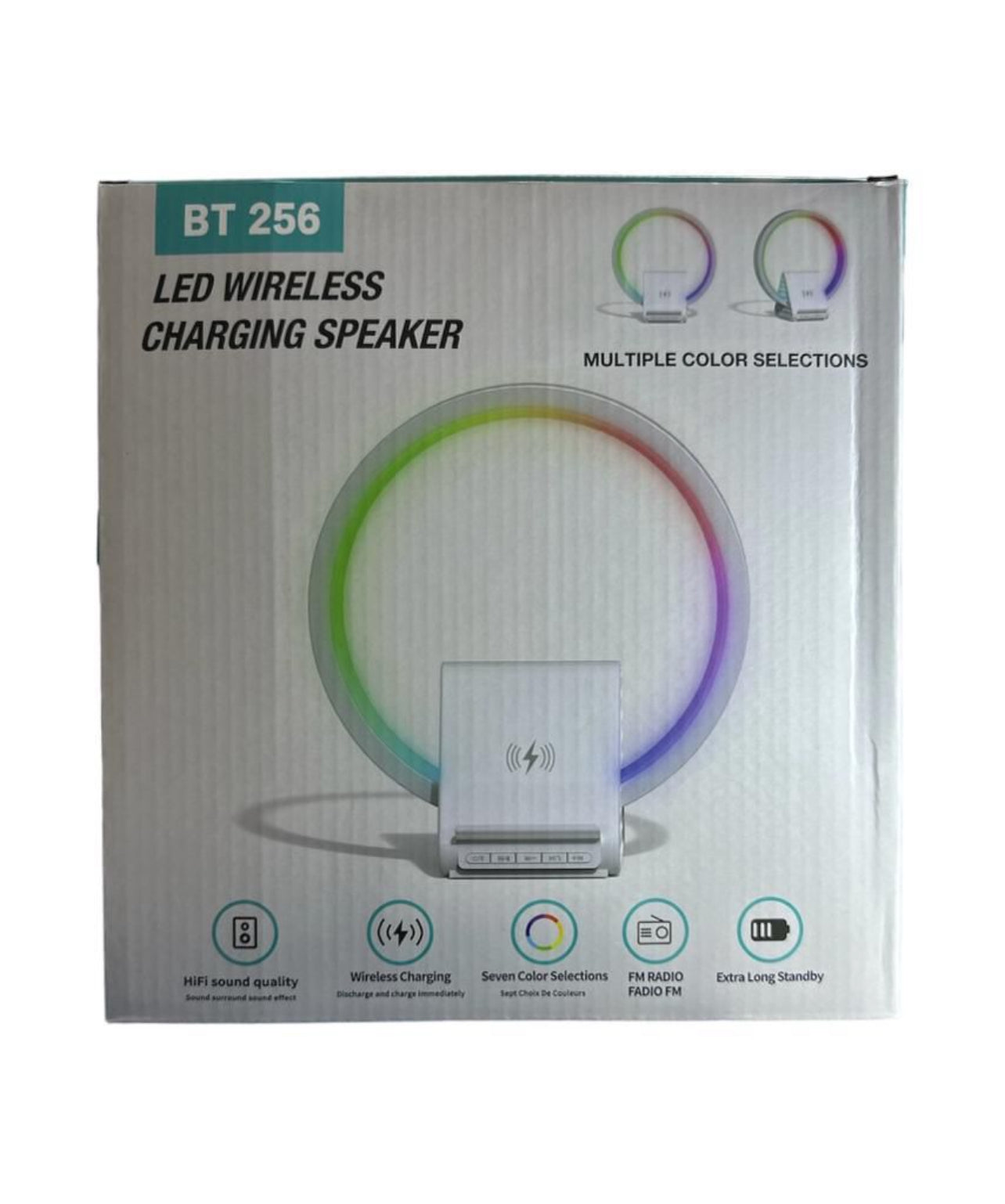LED Wireless Charging Speaker Ring Light