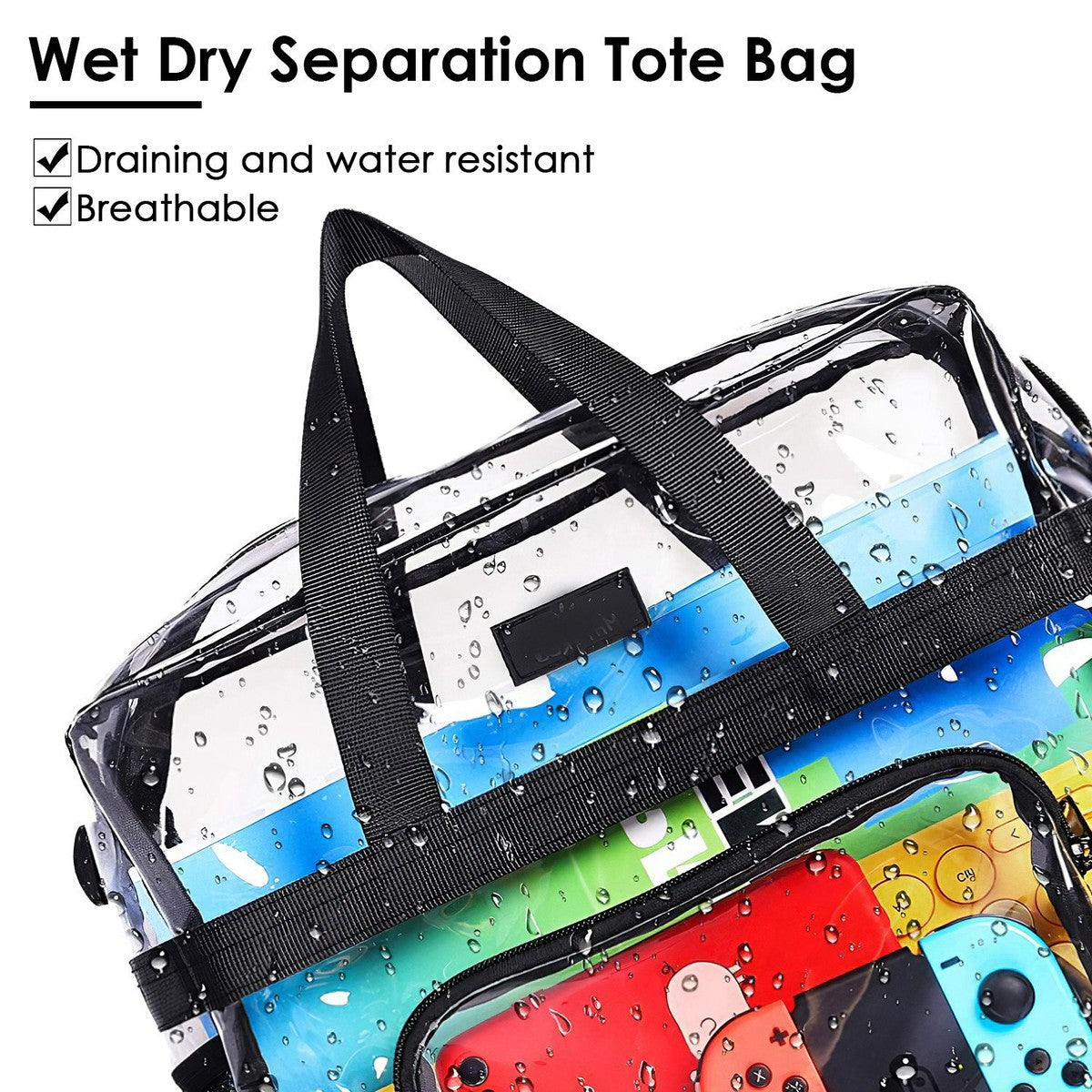 Clear Shoulder Crossbody Bag Stadium Approved See Through Transparent Handbag