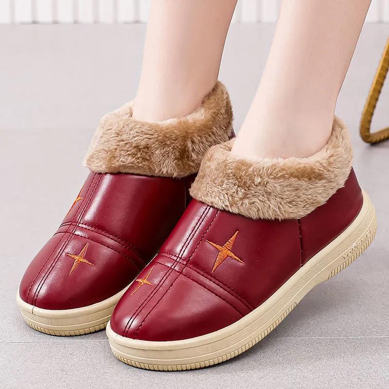Ladies Winter Slip-On Shoe With Fur Lined