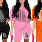 Christian Shirts for Women Dressy Casual Round Neck Jesus Print Bible Verse Christian Tops Casual Comfy Tops Shirts Inc Pants 2pc