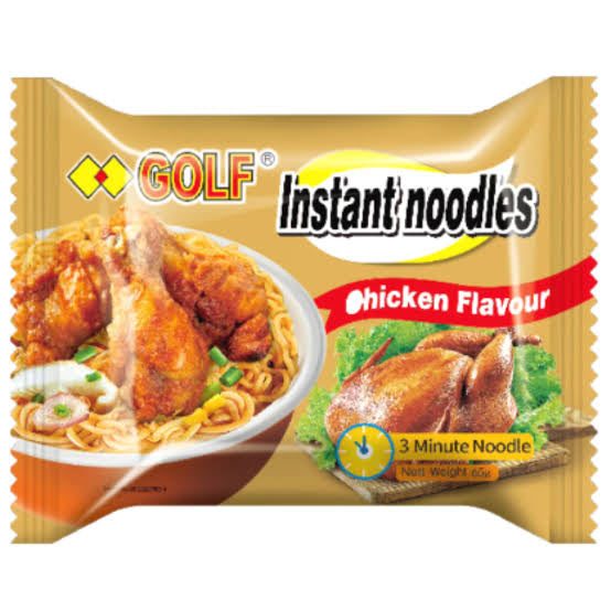 Golf Instant Noodles 5x65g - 3min Cooking Time. Various Flavours ...