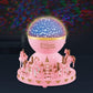 Mtech Unique Carousel Music Box Starry Night LED Projector
