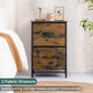 MFurn Fabric Storage Drawer Cabinet | Multi-Purpose Dressing Table & Closet Organizer
