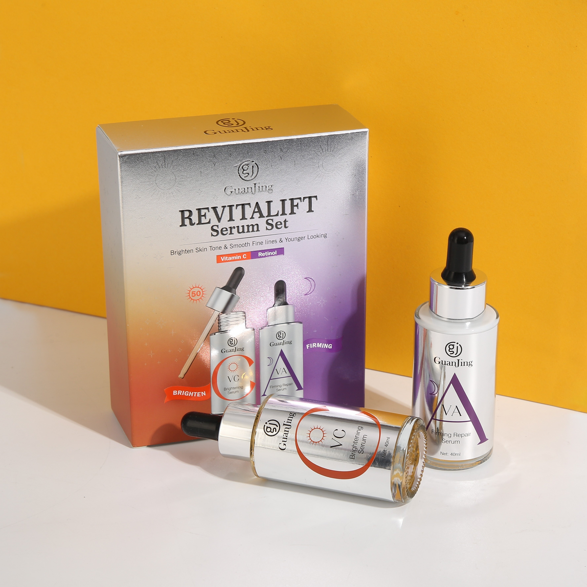 Guanjing Revitalift Brightening & Firming Serum Set 40ml + 40ml