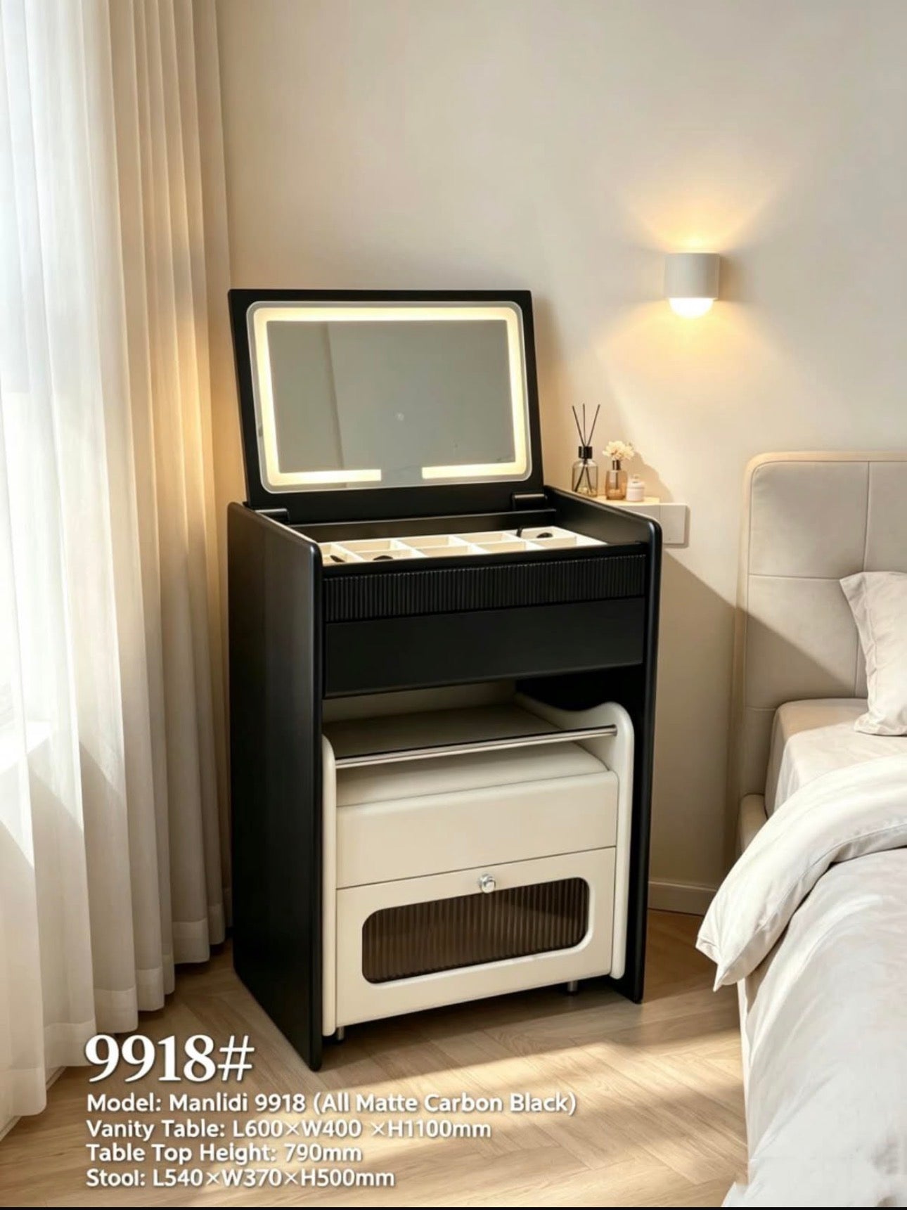 MFURN Multifunctional Vanity Table