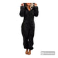 Winter Warm Onesies Sleepwear Women Long Sleeve Hooded Jumpsuit Various Colours