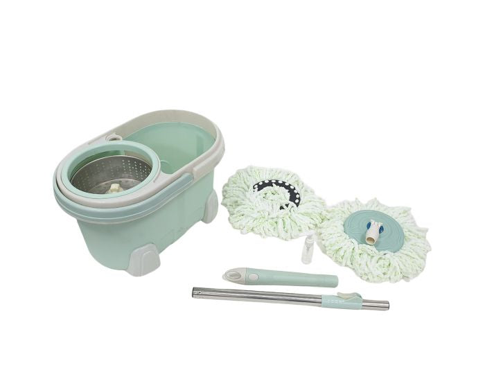Spin Mop Bucket Set Spinning Stainless Steel