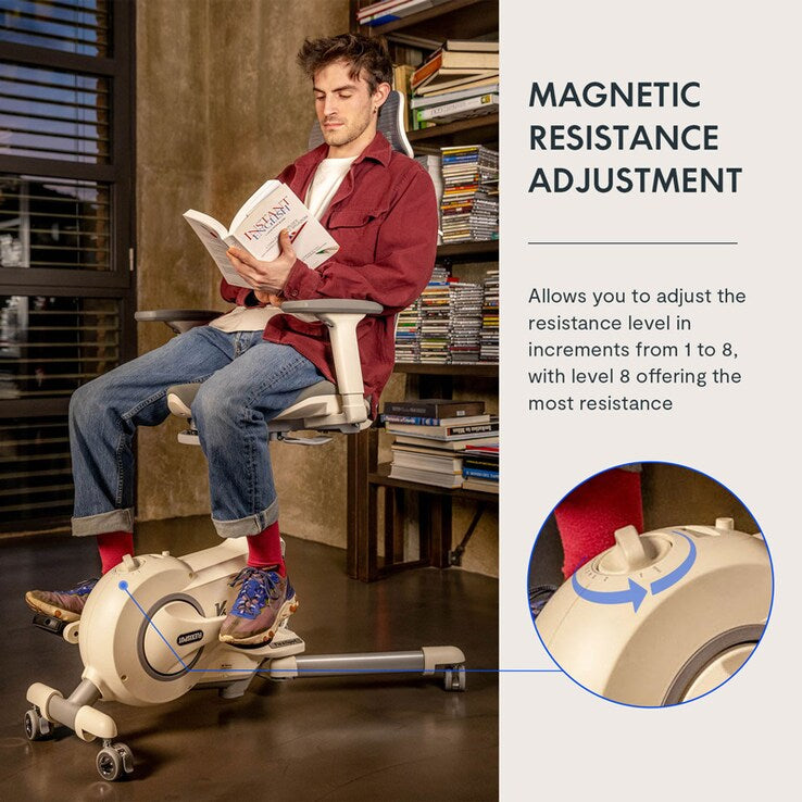 V6 ErgoBike Office Fitness Chair | Built-In Exercise Bike for Office and Home