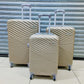 Large 31` Inch Size 3 Piece Hard Outer Shell Luggage Set