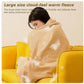 Large Plush we USB Electric Heated Blanket Warm Throw Poncho Wrap Blanket Shawl Portable