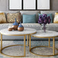 Marble Coffee Table Top with Legs, Natural Stone Beside/Corner Table for Living Room, Handmade Centre Table Furniture, Modern Nesting Table.