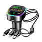 Car Charger & Bluetooth FM Transmitter/MP3 Player with a digital LED display