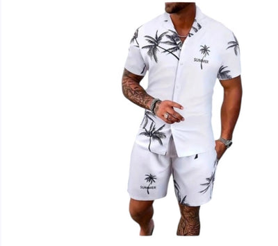 Men’s Summer Casual Short/Shirt Combo 2pc-Various Colours