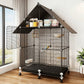 Modular Model Birdcage Black With Wheels Style A