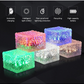 Solar Brick Lights - 6 Pack Solar Ice Cube Lights IP65-Waterproof Brick Light 4-LED Outdoor Brick Decor in Garden