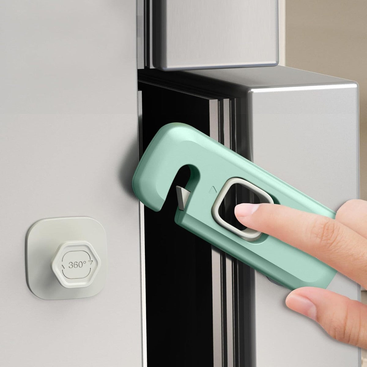2Pcs Child Proof Refrigerator Lock Fridge Locks for Kids