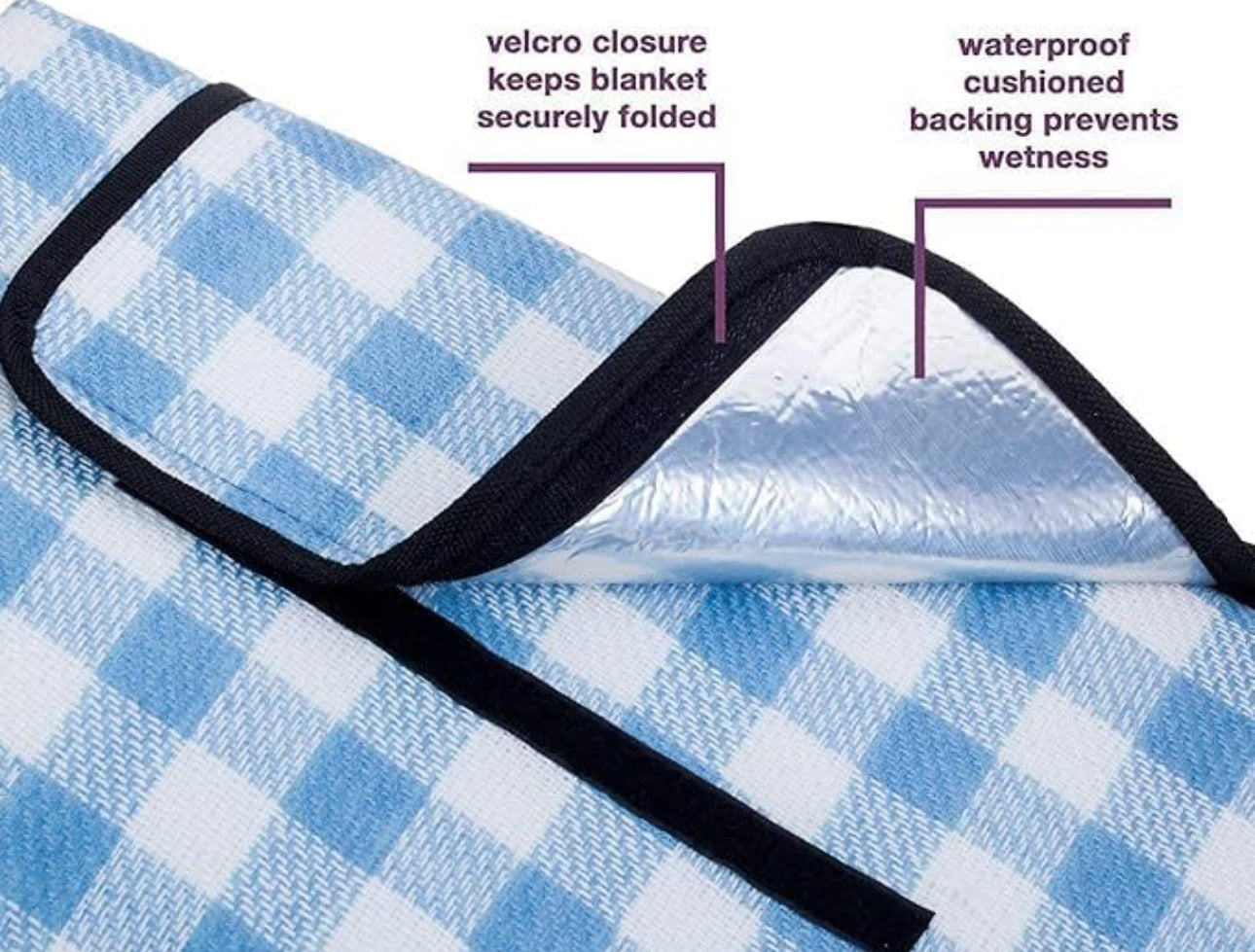 MHome Waterproof Sandproof Picnic & Beach Mat – Large Foldable Outdoor Mat