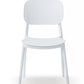 MFurn Modern Perforated-Back Dining Chair – Various Colours