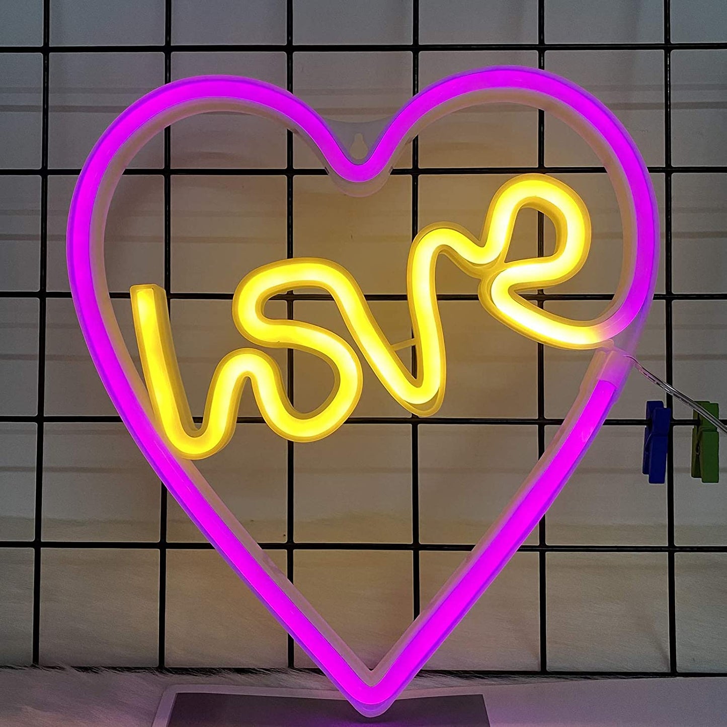 Love Heart LED Neon Sign