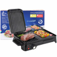 ENZO 2 in 1 electric bbq grill non stick cast teppanyaki grill