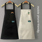 Kitchen Apron Sleeveless Waterproof Hand-wiping Cooking Baking Home Chef Aprons With Pockets Waiter Pinafore Logo Design Custom