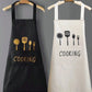MHome Waterproof Kitchen Aprons for Women, Cooking Apron for Cooking, Baking, Chefs Apron with Pocket, Premium Aprons as a Gift for Mum, Wife, Girlfriend, Grandma-Various Colours