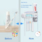 MHome Ultraviolet Sanitiser & Toothbrush Holder With Toothpaste Dispenser