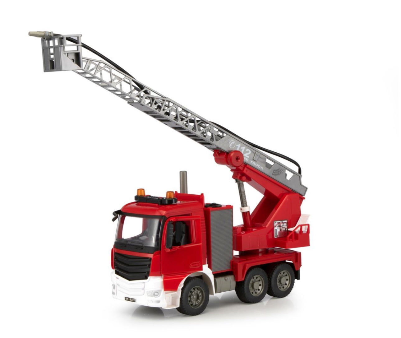 Pro RC Fire Truck Remote Control Fire Truck Rechargeable Red