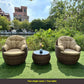 MFurn Boracay 2-Piece Rattan Designer Leisure Patio Set