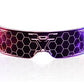 Glow in the Dark - Futuristic LED Wrap-Around Glasses - Electro Glow