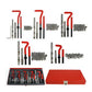 Helicoil Thread Repair Kit M5 M6 Metric8 Metric10 M12 Threaded Tool Twist Drill Bits - 131pc