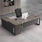 MFurn Executive Oak Office Desk& Chair Set Modern Design Spacious Functional-Various Options