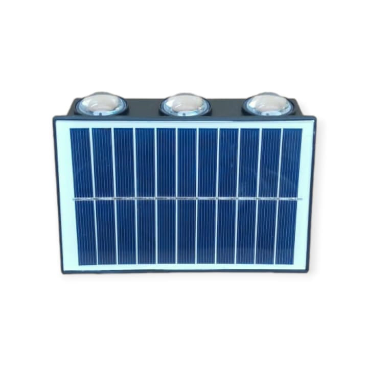 Triple Light Source Solar Powered Sensor Wall Light RGB With 2 Lighting Modes