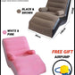New Design Inflatable Flocking Seat with armrest / Lazy Sofa plus FREE PUMP