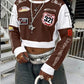 Ladies Motor Biker Cropped Stylish Jacket-Various Colours