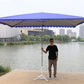 Outdoor Parasol Base,Cross Bracket Thickening Sun Umbrella Holder,Multi-Function Stall Umbrella Advertising Umbrella Base.