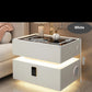 Nordic style smart bedside cabinets with wireless charging, Bluetooth speaker, LED strip, and secure password lock drawer-Available In Various Colours PreOrder Sales Now Available!
