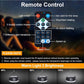 Mtech Solar Powered RGB Remote Controlled Camping Party Light With Hook