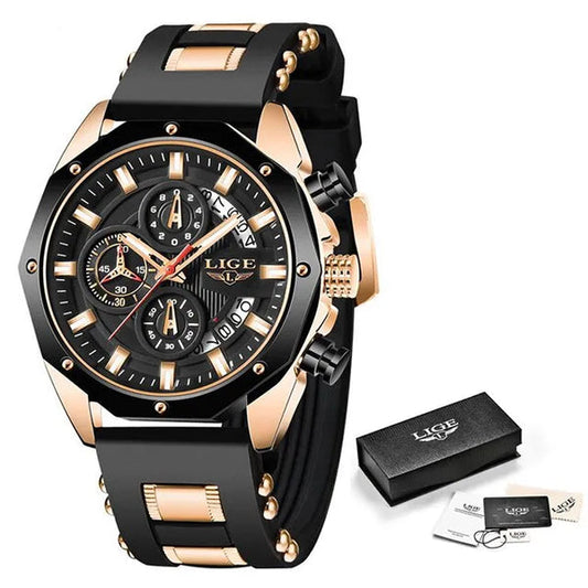 Lige Chronomaster Adventurer - Luxury Sport Quartz Timekeeper 8908 PreOrder Sales Now Available