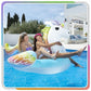 GIANT Pegasus Inflatable Mattress 224×159 cm – Pool & Beach Float with Handles