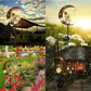 MHome Angelic Solar Garden Light with Decorative Wind Chimes