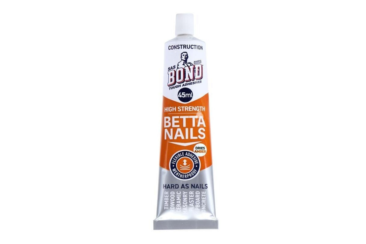 SAS Bond Liquid High Strength Betta Nails Construction Adhesive 45ml-2pc pack