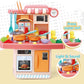 Children's toy spray kitchen girls' real cooking children's simulation kitchenware set