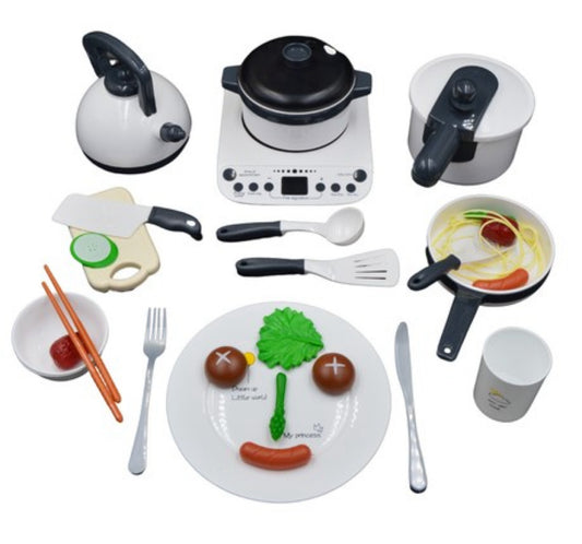 Kitchen Play Set with Real Steam Kids Toy