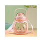 Children’s Drinking Bottle with Straw, Strap & Handle – Bear Design 500ml