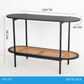 MFurn Luxury Rattan Entrance Console Table – Modern Entryway Storage