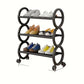 Mhome 3-Layer Shoe Rack with Circular Frame