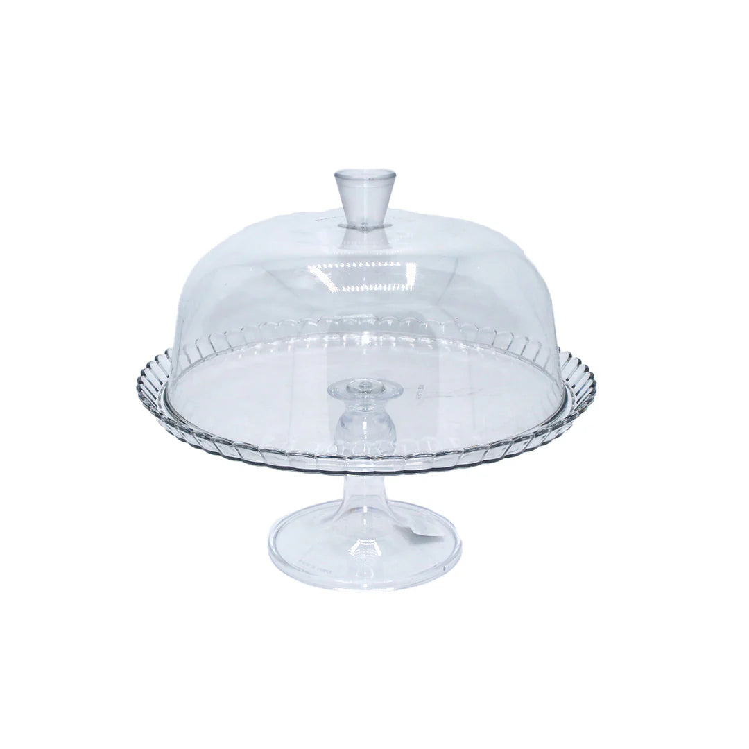 Transparent Acrylic Cake Stand with Dome
