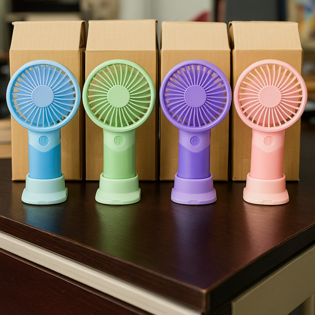 CandyBreeze™ Mini Fan – Rechargeable 3-Speed Portable
