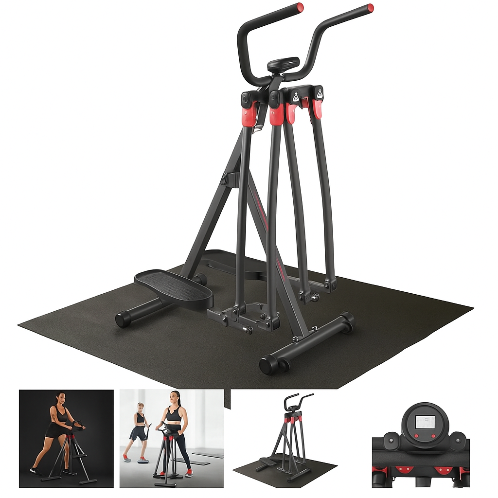 Pro-Sportz Full Body Air Walker Glider Exercise Machine – Low Impact Cardio Trainer